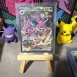 Pokemon TCG Team Rockets Nidoking EX 233/182 Destined Rivals Near Mint Condition - Image 1