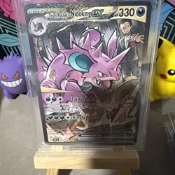 Pokemon TCG Team Rockets Nidoking EX 233/182 Destined Rivals Near Mint Condition - Image 2