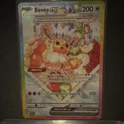 Pokemon Eevee ex SVP Scarlet & Violet Promo 174 Holo EX 200 HP Card - Image 1