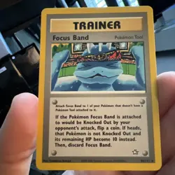 Focus Band 86/111 Neo Genesis Trainer Rare Pokemon Card Vintage - Image 1