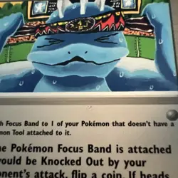 Focus Band 86/111 Neo Genesis Trainer Rare Pokemon Card Vintage - Image 2