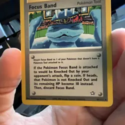 Focus Band 86/111 Neo Genesis Trainer Rare Pokemon Card Vintage - Image 4