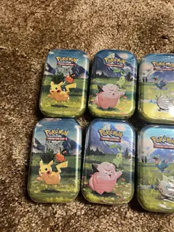 Pokemon Ascended Heros Tins - LOT OF 10 Series Set - Image 2