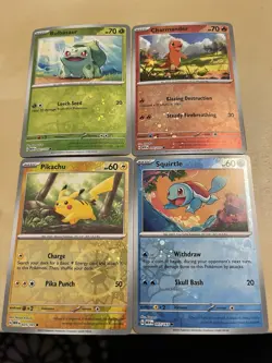 Pokemon 151 Cosmo Foil Reverse Holo Minitin Promo Set - Image 1