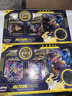 Pokemon TCG - JOLTEON VMAX Premium Collection Box NEW Factory Sealed - Image 3