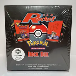 WOTC Pokemon TCG Team Rocket 2000 Deck Box Display Sealed Case Vintage 6 Boxes - Image 2