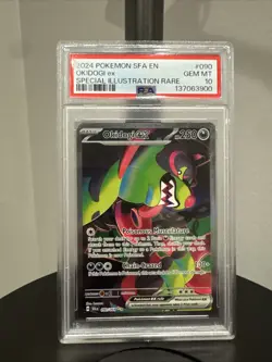 2024 Pokemon Shrouded Fable Okidogi EX SIR #090/064 PSA 10 - Image 1