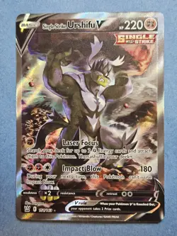 Pokemon Single Strike Urshifu V (Alternate Full Art) 151/163 Battle Styles Holo - Image 4