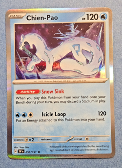 Chien-Pao 056/191 Sv08: Surging Sparks Holo Pokemon - Image 1