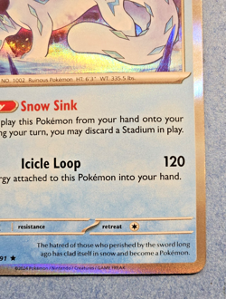 Chien-Pao 056/191 Sv08: Surging Sparks Holo Pokemon - Image 3