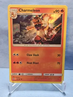 Charmeleon 19/147 Uncommon Holo Promo Burning Shadows Sun & Moon Pokemon TCG - Image 1