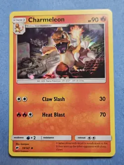 Charmeleon 19/147 Uncommon Holo Promo Burning Shadows Sun & Moon Pokemon TCG - Image 4