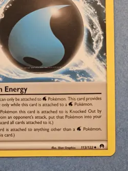 Splash Energy 113/122 Breakpoint Regular Pokemon - Image 3