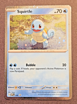 Squirtle - 048 (Cosmos Holo) 048 Sv: Scarlet & Violet Promo Cards Holo Pokemon - Image 2