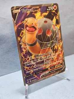 Pokemon TCG Torkoal v 188/202 Full Art Ultra Rare Sword & Shield Base Set - Image 3