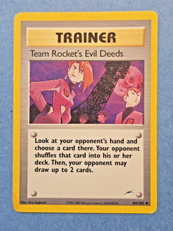Team Rocket's Evil Deeds 103/105 Neo Destiny Regular Pokemon - Image 2