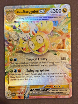 Alolan Exeggutor ex 133/191 Sv08: Surging Sparks Holo Pokemon - Image 1