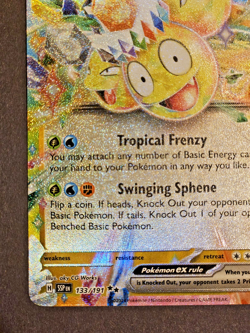 Alolan Exeggutor ex 133/191 Sv08: Surging Sparks Holo Pokemon - Image 2