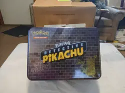 Detective Pikachu 2019 Collector’s Chest EMPTY Lunch Box/Tin Pokemon...5 - Image 2