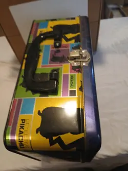 Detective Pikachu 2019 Collector’s Chest EMPTY Lunch Box/Tin Pokemon...5 - Image 4