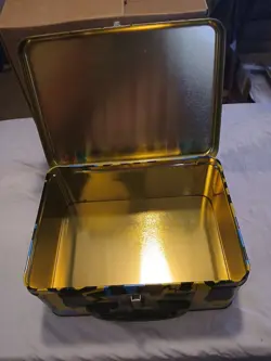 Detective Pikachu 2019 Collector’s Chest EMPTY Lunch Box/Tin Pokemon...5 - Image 5