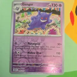 Pokemon TCG Gengar Scarlet & Violet 151 Reverse Holo 094/165 Near Mint Condition - Image 1