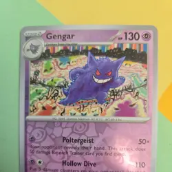 Pokemon TCG Gengar Scarlet & Violet 151 Reverse Holo 094/165 Near Mint Condition - Image 3