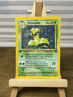 Pokemon TCG Victreebel Jungle 1st Edition Holo Card 14/64 MP - Image 1