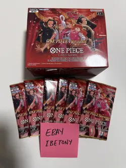 NEW One Piece TCG Extra Booster Pack Heroines Edition EB-03 English 6 Pack - Image 1