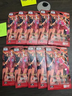 ONE PIECE Heroines EB-03 Sleeved Booster pack English (Lot of 10)- NEW SEALED - Image 2