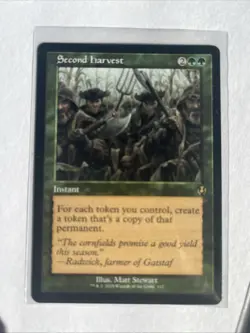 ~ Second Harvest (Retro Frame) ~ NM ~ Innistrad Remastered ~ MTG ~ - Image 1