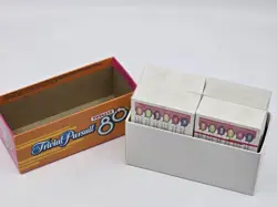 Trivial Pursuit Totally 80's Edition Master Game - BOX OF CARDS ONLY - SEALED - Image 1