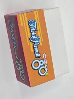 Trivial Pursuit Totally 80's Edition Master Game - BOX OF CARDS ONLY - SEALED - Image 3