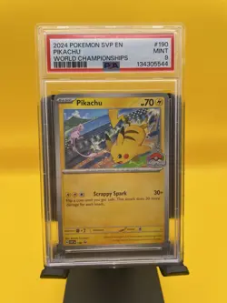 Pikachu - 225 (World Championship 2025) 225 Sv: Scarlet & Violet Promo Cards... - Image 1