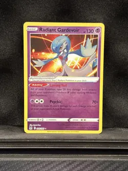 Radiant Gardevoir 069/196 Lost Origin Ultra Rare Holo Pokemon TCG Card NM - Image 1