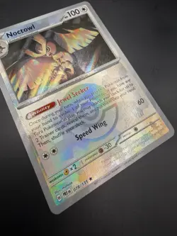 Noctowl 078/131 - Pokeball Reverse Holo - Prismatic Evolutions Pokemon Card NM - Image 3