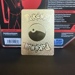 Pokemon Mewtwo GX 190hp Gold Foil Fan Art Collector Card TCG - Image 2