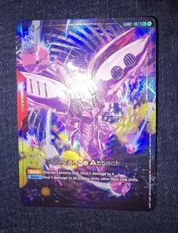 Gundam Card Game - Dual Impact - All-Range Attack R+ GD02-107 - Near Mint Foil - Image 1