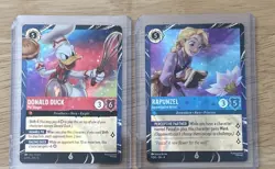 Disney Lorcana: Epcot Festival Of Art 2026 Promo Cards - Donald And Repunzel - Image 1