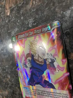 Ultimate Evil Dark Prince Vegeta Rare Foil Dragon Ball Super Card Game | LP - Image 5