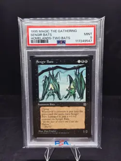 1995 Magic The Gathering Sengir Bats Homelands Two Bats Version PSA 9 - Image 1