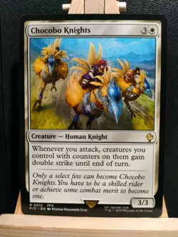 Chocobo Knights - Final Fantasy Commander - Rare - NM (see pics) MTG - Image 1