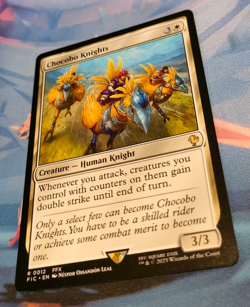 Chocobo Knights - Final Fantasy Commander - Rare - NM (see pics) MTG - Image 3