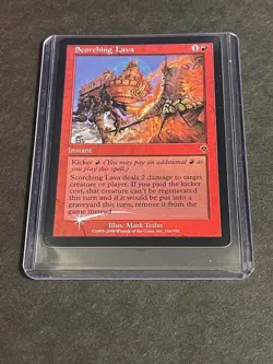 Scorching Lava 1x FOIL MtG FOIL Invasion - Image 1
