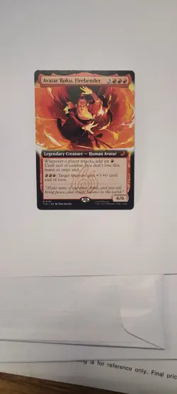 Avatar Roku, Firebender - Extended Art TLE NM MTG - Image 1