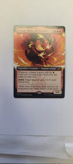 Avatar Roku, Firebender - Extended Art TLE NM MTG - Image 2
