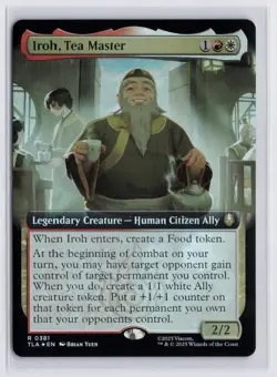 MTG Iroh, Tea Master #0381 Foil Ext. Art Rare Avatar: The Last Airbender (TLA) - Image 1