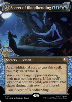 MTG Secret of Bloodbending (Showcase) (337) | NM | Avatar {TLA} - Image 1