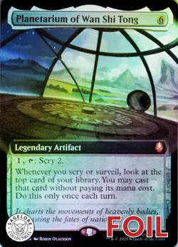 MTG Planetarium of Wan Shi Tong (Extended Art) (385) | NM Foil | Avatar {TLA} - Image 1