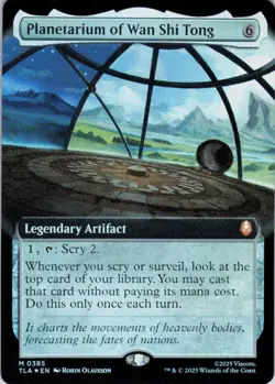 MTG Planetarium of Wan Shi Tong (Extended Art) (385) | NM Foil | Avatar {TLA} - Image 2